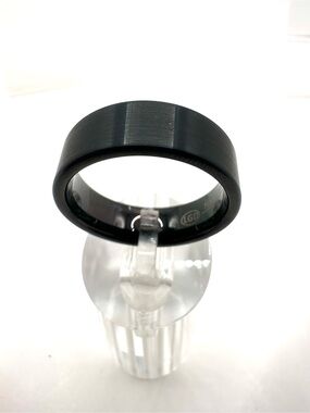 Fashion: Black Men's Tungsten Ring
